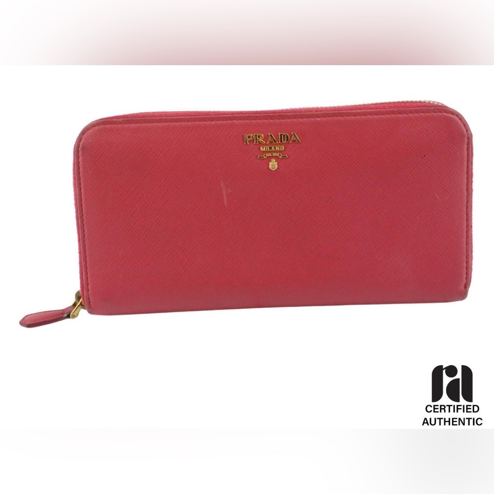 Prada Large Saffiano Leather Wallet